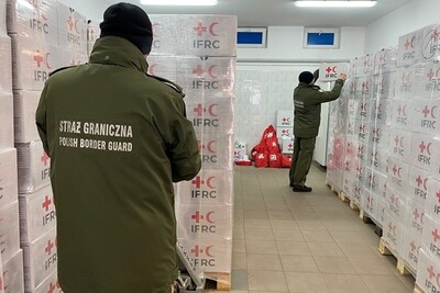 Pomoc humanitarna na granicy 