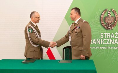 Uroczystość przejęcia obowiązków przez nowego Komendanta Głównego SG 