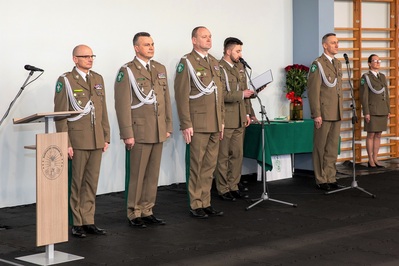 Uroczystość przekazania obowiązków na stanowisku Komendanta Karpackiego Oddziału SG. Uroczystość przekazania obowiązków na stanowisku Komendanta Karpackiego Oddziału SG.