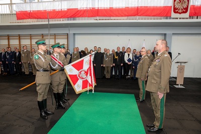 Uroczystość przekazania obowiązków na stanowisku Komendanta Karpackiego Oddziału SG. Uroczystość przekazania obowiązków na stanowisku Komendanta Karpackiego Oddziału SG.