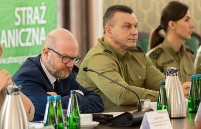 Spotkanie w KGSG delegatów misji ewaluacyjnej Schengen