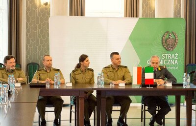 Wizyta przedstawicieli Szkoły Policji z Włoch 