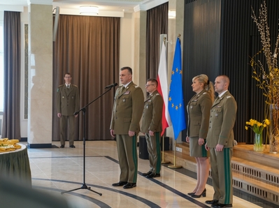 Spotkanie wielkanocne w Komendzie Głównej SG 
