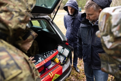 Minister Spraw Wewnętrznych i Administracji w Podlaskim Oddziale Straży Granicznej 