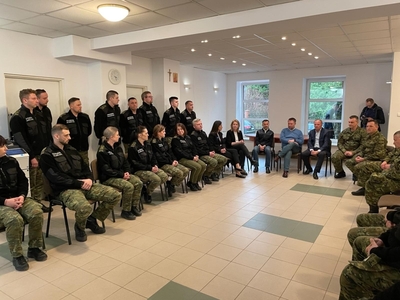 Minister Spraw Wewnętrznych i Administracji w Podlaskim Oddziale Straży Granicznej 