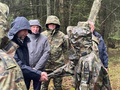 Minister Spraw Wewnętrznych i Administracji w Podlaskim Oddziale Straży Granicznej 