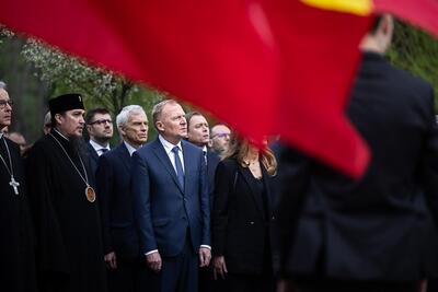 Uroczystości na Cmentarzu Wojskowym na warszawskich Powązkach 