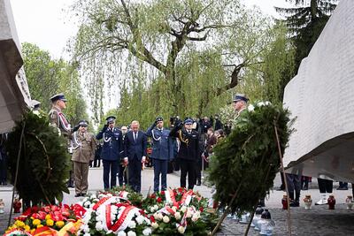 Uroczystości na Cmentarzu Wojskowym na warszawskich Powązkach 