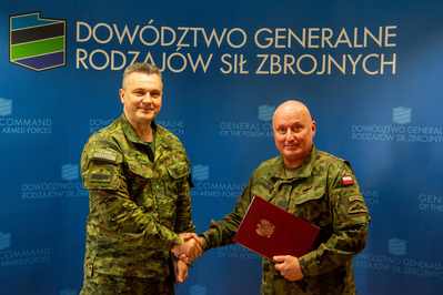 Komendant Główny Straży Granicznej z Dowódcą Generalnym Rodzajów Sił Zbrojnych 