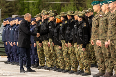 Wizyta Premiera RP na polsko-białoruskiej granicy 