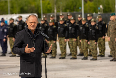 Wizyta Premiera RP na polsko-białoruskiej granicy 