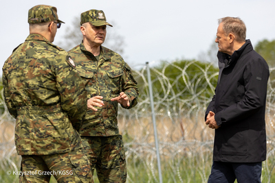 Wizyta Premiera RP na polsko-białoruskiej granicy 