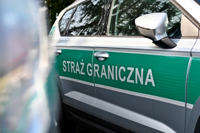 Napis Straż Graniczna na pojeździe 