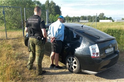 Ukrainiec i Białorusin wpadli na przemycie migrantów 