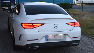 Odzyskany Mercedes 