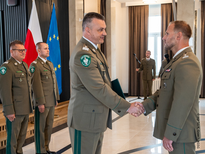 Komendant Główny SG gratuluje objęcia stanowiska Dyrektorowi BZD Komendant Główny SG gratuluje objęcia stanowiska Dyrektorowi BZD