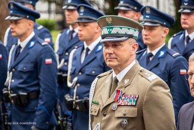 Komendant Główny Straży Granicznej podczas obchodów Święta Policji Komendant Główny Straży Granicznej podczas obchodów Święta Policji