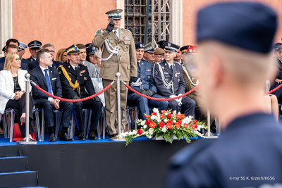 Komendant Główny Straży Granicznej na obchodach Święta Policji Komendant Główny Straży Granicznej na obchodach Święta Policji