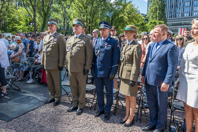 Uczestnicy obchodów 80. rocznicy wybuchu Powstania Warszawskiego Uczestnicy obchodów 80. rocznicy wybuchu Powstania Warszawskiego