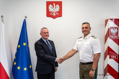 Komisarz Rady Europy i Komendant Główny Straży Granicznej. Komisarz Rady Europy i Komendant Główny Straży Granicznej.