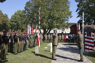 Uczestnicy apelu ku czci Korpusu Ochrony Pogranicza. Uczestnicy apelu ku czci Korpusu Ochrony Pogranicza.