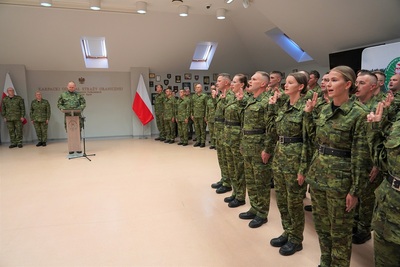 Ślubowanie w Karpackim Oddziale SG. Ślubowanie w Karpackim Oddziale SG.