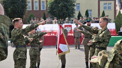 Funkcjonariusze Straży Granicznej podczas ślubowania w Nadodrzańskim Oddziale SG. Funkcjonariusze Straży Granicznej podczas ślubowania w Nadodrzańskim Oddziale SG.