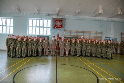 Zdjęcie grupowe uczestników ślubowania w Podlaskim Oddziale SG. Zdjęcie grupowe uczestników ślubowania w Podlaskim Oddziale SG.