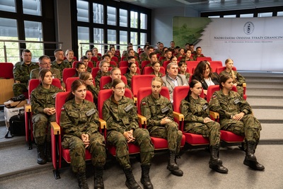 Uczestnicy Konferencji naukowej poświęconej Korpusowi Ochrony Pogranicza. Uczestnicy Konferencji naukowej poświęconej Korpusowi Ochrony Pogranicza.