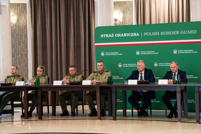 Kierownictwo SG i MSWiA podczas odprawy Kadry kierowniczej SG Kierownictwo SG i MSWiA podczas odprawy Kadry kierowniczej SG