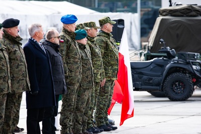 Komendant Główny SG i inni uczestnicy uroczystości. Komendant Główny SG i inni uczestnicy uroczystości.