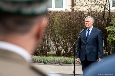 Przemawia Minister SWiA Przemawia Minister SWiA