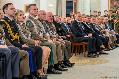 Podziękowania dla Straży Granicznej od Pary Prezydenckiej 