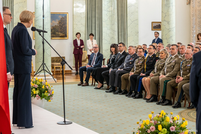 Podziękowania dla Straży Granicznej od Pary Prezydenckiej 