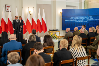 Podziękowania dla Straży Granicznej od Pary Prezydenckiej 