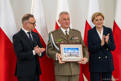 Podziękowania dla Straży Granicznej od Pary Prezydenckiej 