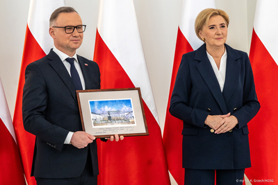 Podziękowania dla Straży Granicznej od Pary Prezydenckiej 