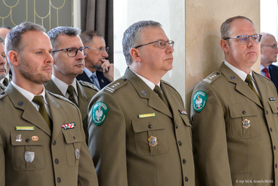 Uczestnicy wielkanocnego spotkania w Komendzie Głównej SG Uczestnicy wielkanocnego spotkania w Komendzie Głównej SG