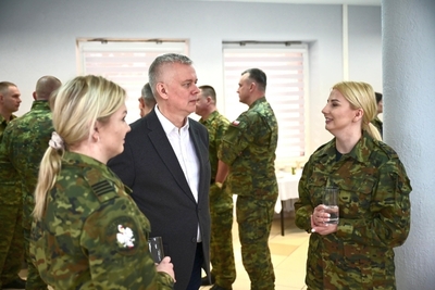 Wizyta Ministra Spraw Wewnętrznych i Administracji na granicy polsko-białoruskiej 