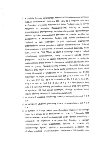 Wyrok sądowy 