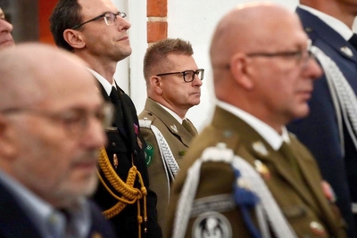 Gen. bryg. SG Tomasz Michalski w Bazylice Archikatedralnej św. Jana Chrzciciela w Warszawie Gen. bryg. SG Tomasz Michalski w Bazylice Archikatedralnej św. Jana Chrzciciela w Warszawie