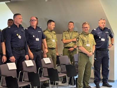 Konferencja „Bezpieczeństwo na granicy”. Fot. KWP Szczecin Konferencja „Bezpieczeństwo na granicy”.