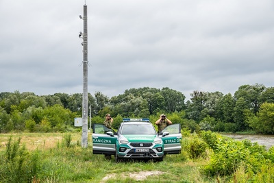 Patrol SG przy rzece Bug 