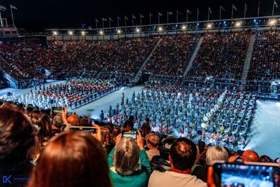 Występ Orkiestry Reprezentacyjnej Straży Granicznej na festiwalu The Royal Edinburgh Military Tattoo Występ Orkiestry Reprezentacyjnej Straży Granicznej na festiwalu The Royal Edinburgh Military Tattoo