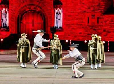 Występ Orkiestry Reprezentacyjnej Straży Granicznej na festiwalu The Royal Edinburgh Military Tattoo Występ Orkiestry Reprezentacyjnej Straży Granicznej na festiwalu The Royal Edinburgh Military Tattoo