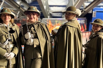 Funkcjonariuszki Orkiestry Reprezentacyjnej Straży Granicznej na festiwalu The Royal Edinburgh Military Tattoo Funkcjonariuszki Orkiestry Reprezentacyjnej Straży Granicznej na festiwalu The Royal Edinburgh Military Tattoo