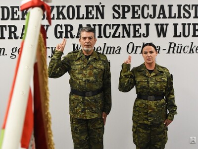 Nowi funkcjonariusze w szeregach Straży Granicznej Nowi funkcjonariusze w szeregach Straży Granicznej