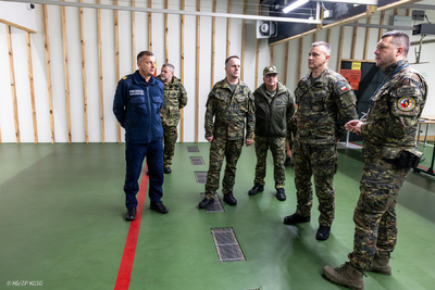 Wizyta Komendanta Głównego SG w Morskim Oddziale SG