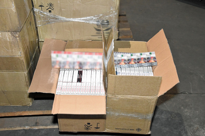 Zatrzymane nielegalne papierosy Zatrzymane nielegalne papierosy