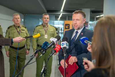 Konferencja prasowa Ministra SWiA 